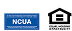 NCUA & equal housing logotypes