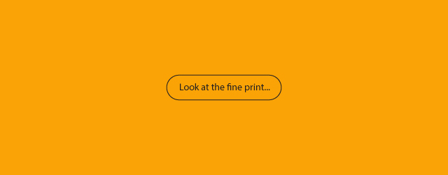 Look at the fine print