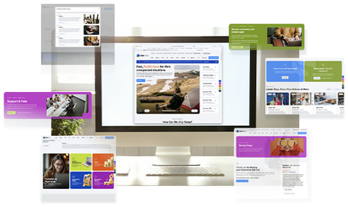New OAS FCU Redesign Collage with visuals